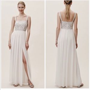 BHLDN SEQUIN CHIFFON DRESS